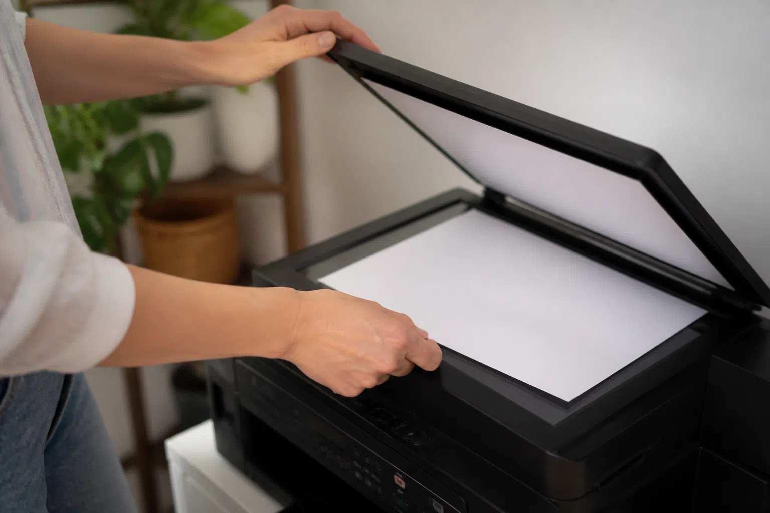 Ilustração editorial sobre configurar papel antes de imprimir: capa