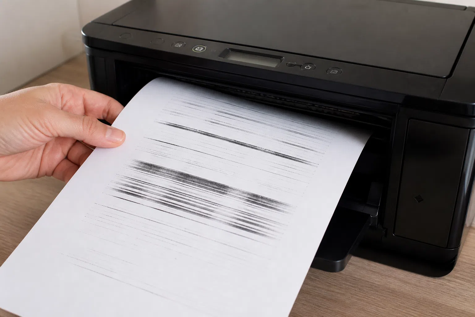 Foto realista sobre ajustar documentos para não cortar margens: passo a passo